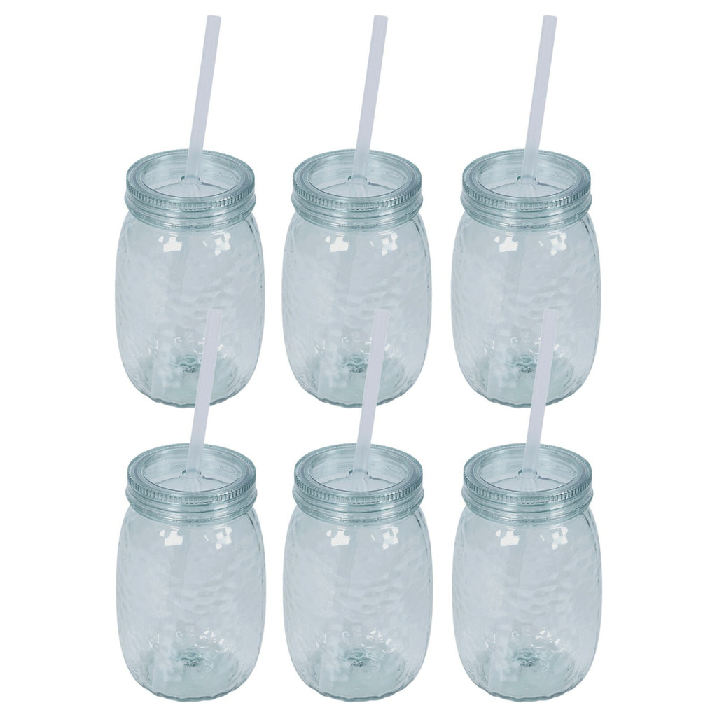 Large Clear 5 Litre Beverage Cocktail Drink Punch Dispenser Set 6 Drinking Cups