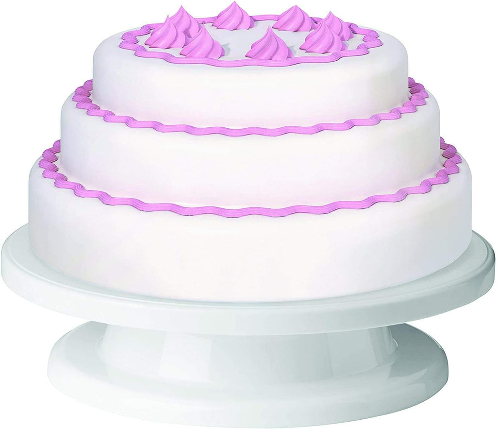 Cake Decorating Set – Rotating Turntable, Piping Nozzles, Bags, Icing Smoothers