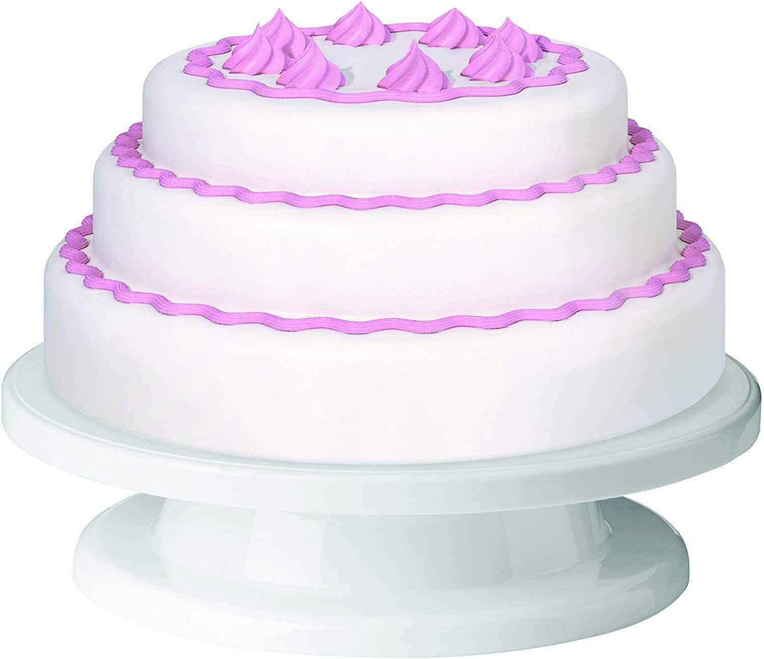 Cake Decorating Set – Rotating Turntable, Piping Nozzles, Bags, Icing Smoothers
