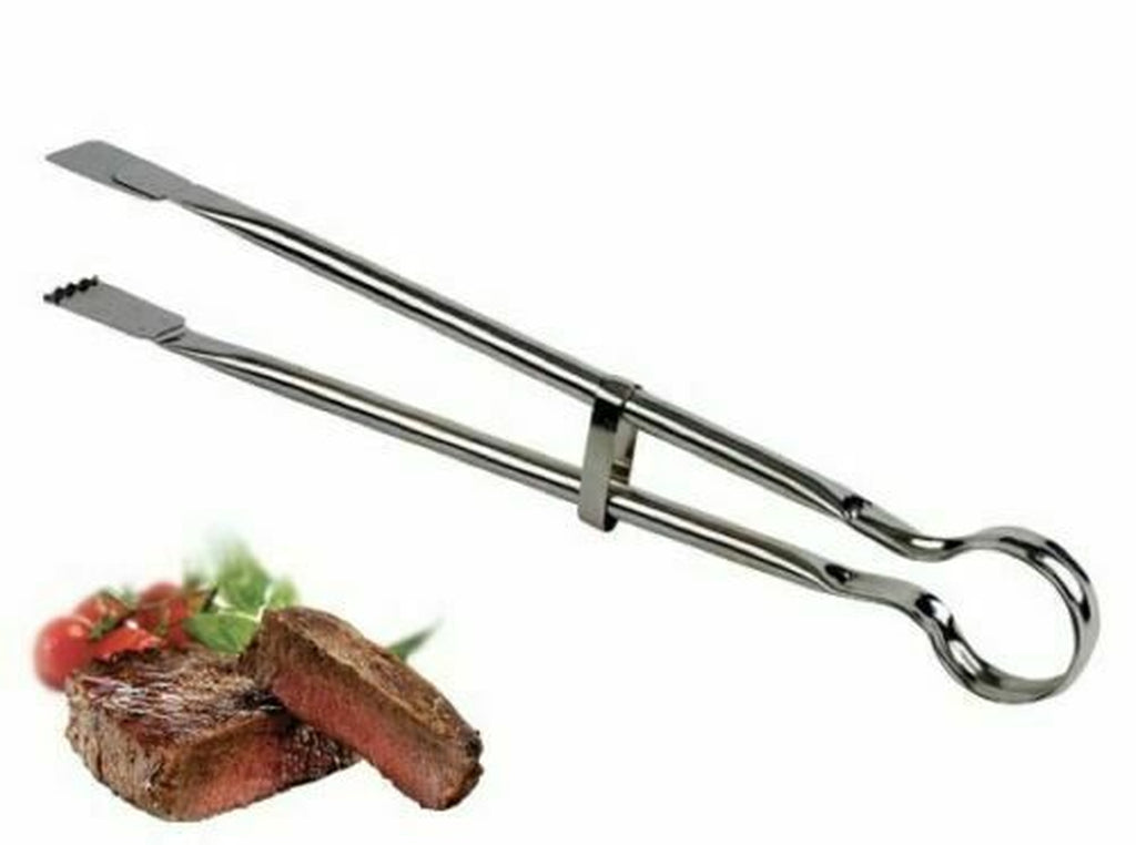 18'' Professional Steak Tongs Extra Long Grill Tongs BBQ Tongs Catering 45.7Cm