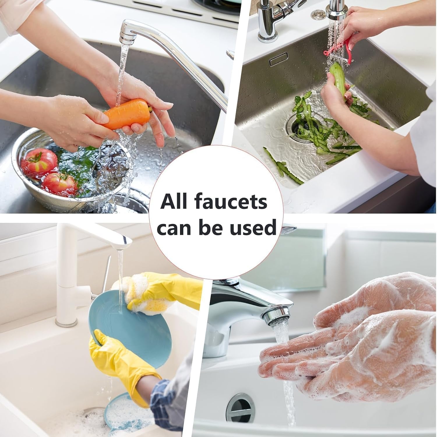 Silicone Sink Faucet Mat, 37×13.5Cm Draining Tap Mat Kitchen Splash Guard | Sink Protector Faucet Absorbent Soap Holder for Water Catching Countertop Protection (Black)