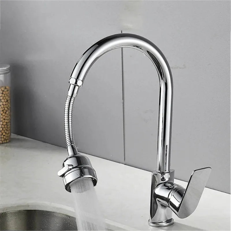 Adjustable 360 Degree Swivel Kitchen Faucet Aerator Water Saving Dual Mode Sprayer Filter Diffuser Connector