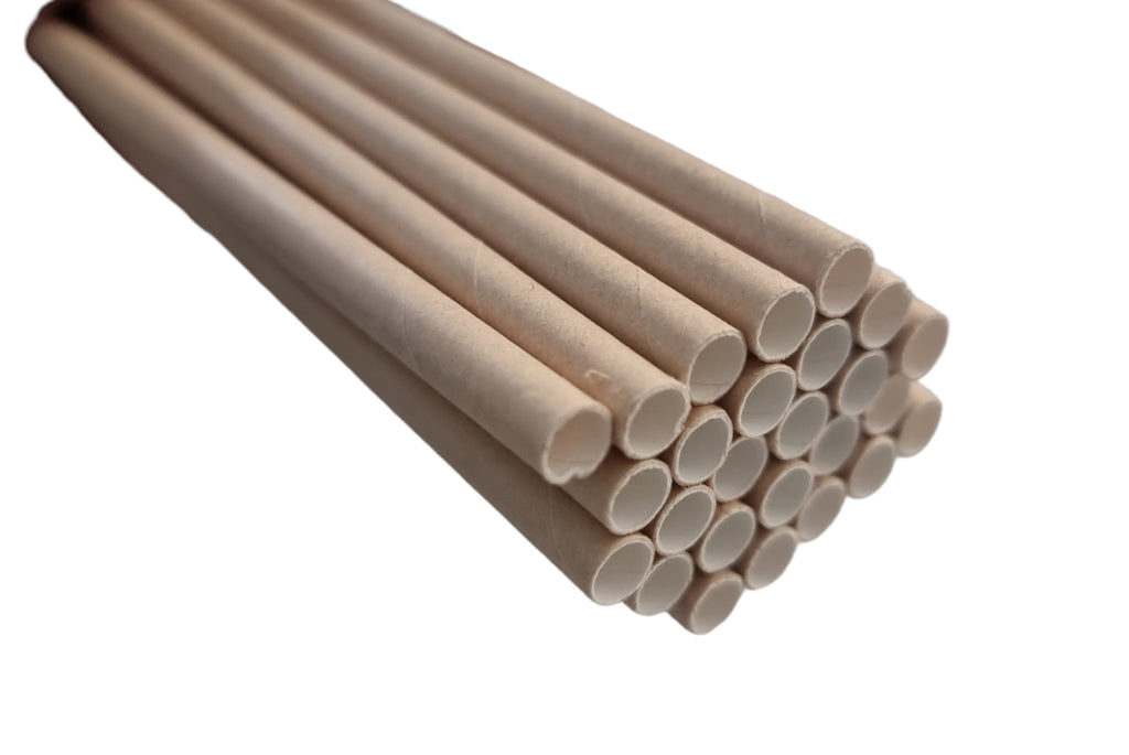 Kraft Paper Drinking Straws Brown Party Wedding Strong Thick Straw Full Size Eco