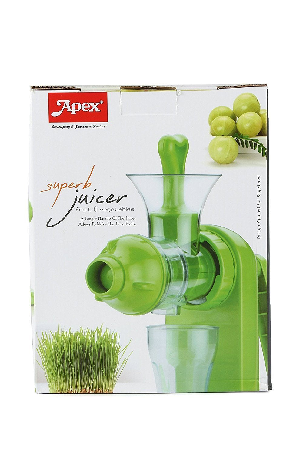Manual Juicer Squeeze Extractor Fruit Orange Grass Veg Wheatgrass