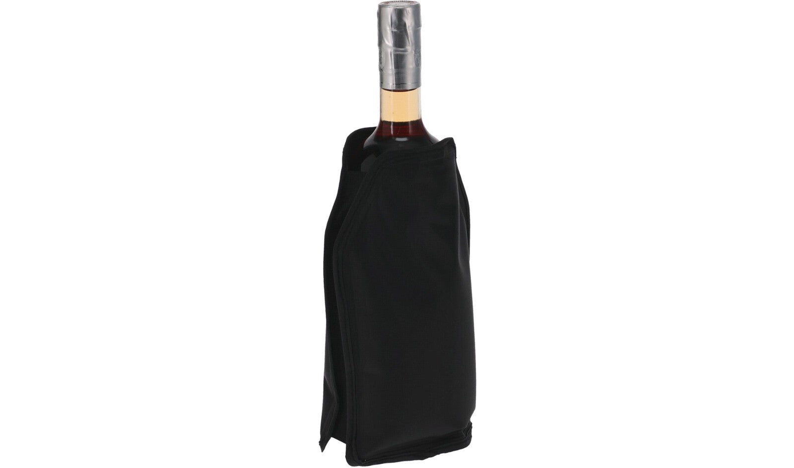 Wine Bottle Cooler Sleeve Slipon Cooling Sleeve Chiller Gel Pad Black Cool Bag