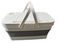 Collapsible Picnic Basket with Tray for Easy Outdoor Meals