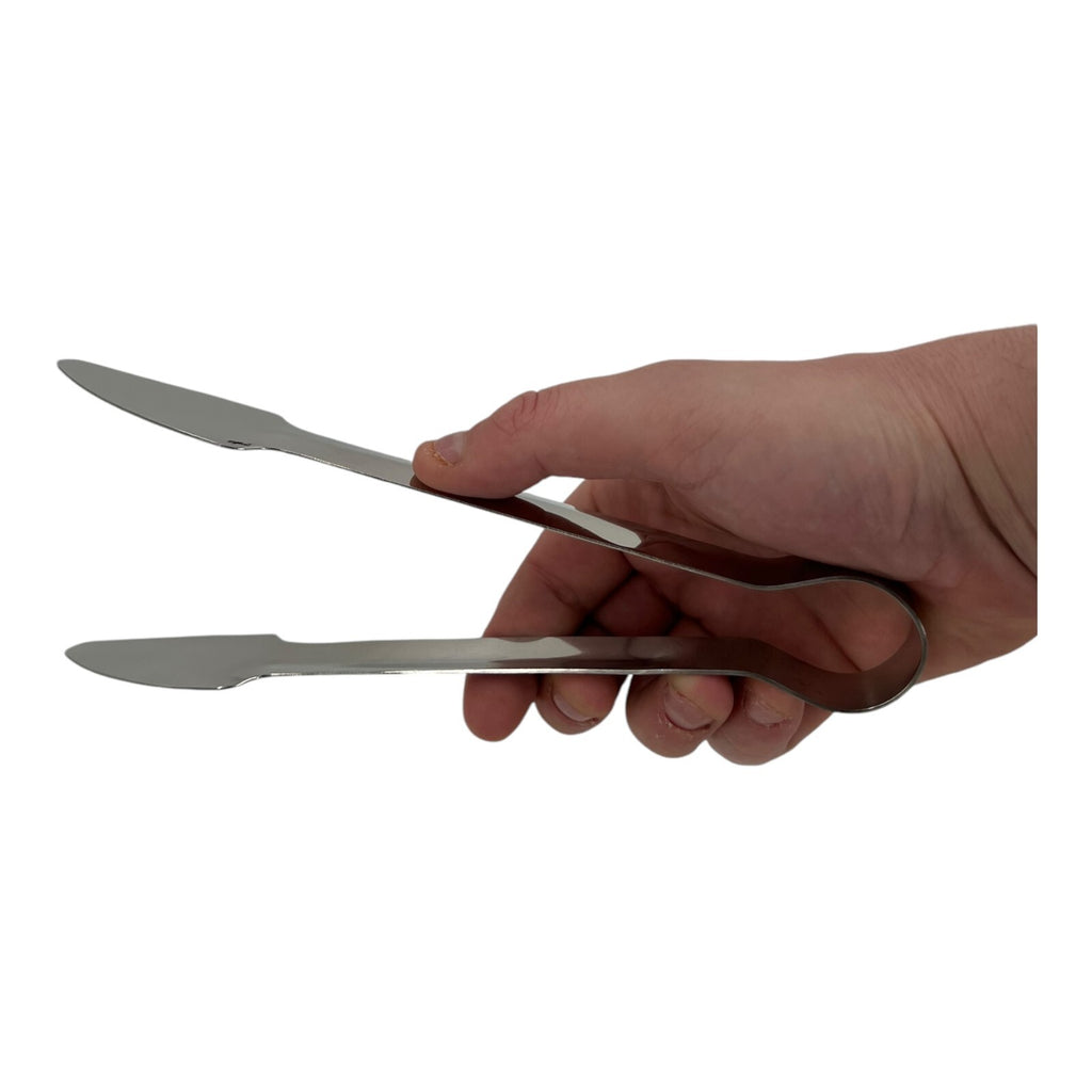 Longlife Stainless Steel Serving Hamburger Tongs Kitchen Food Serving Utensil