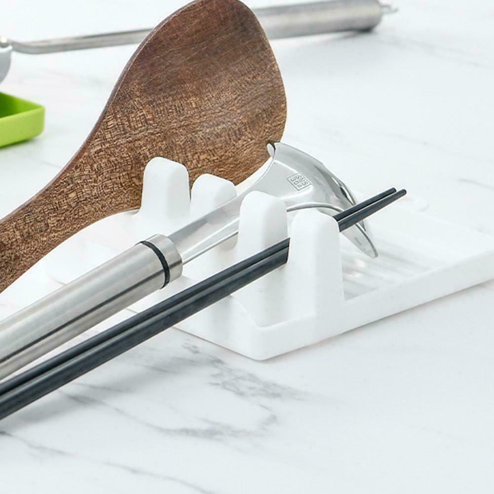 Silicone Utensil Rest – Multi-Functional Spoon & Spatula Holder with 4 Slots