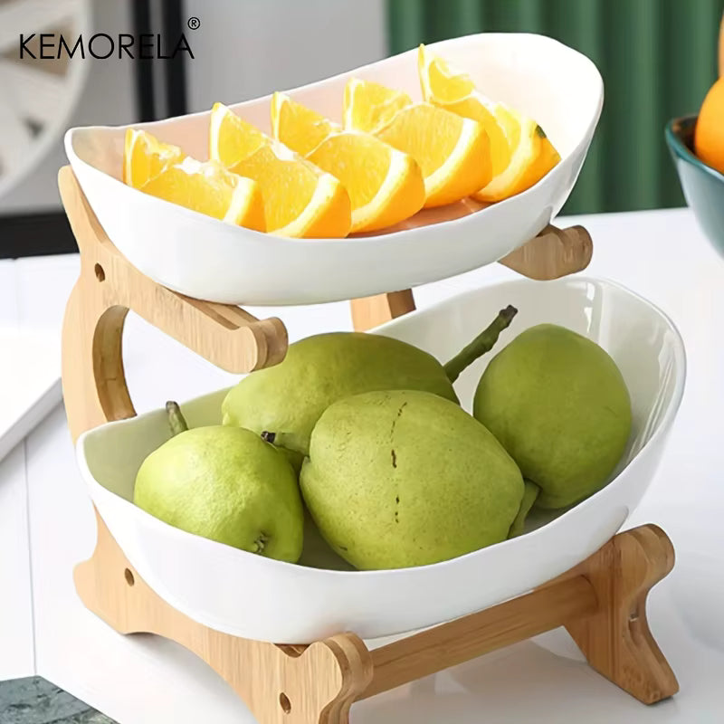 Modern 2 or 3 Tier Fruit & Snack Stand – Stylish Serving Tray for Cakes, Sweets & More