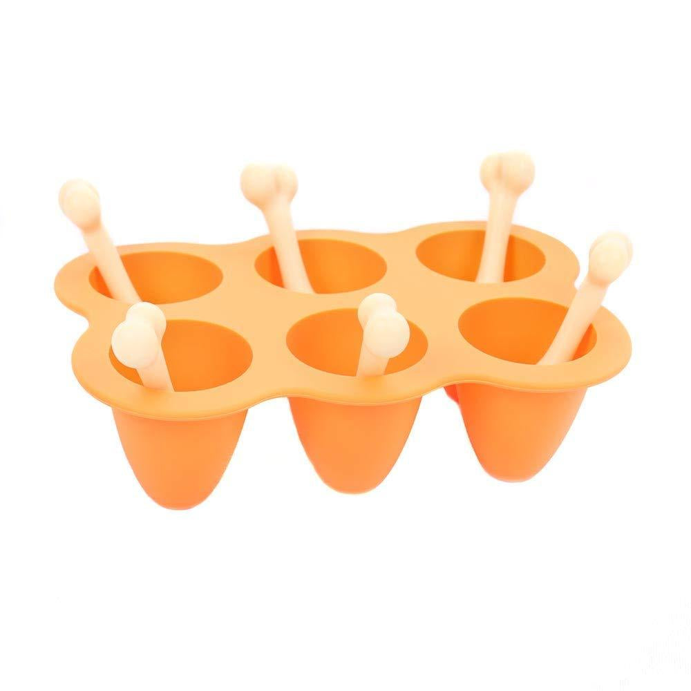 Fried Chicken Leg Silicone Baking Cake Pop Mould Novelty Fun Mold for 6 Cakepops
