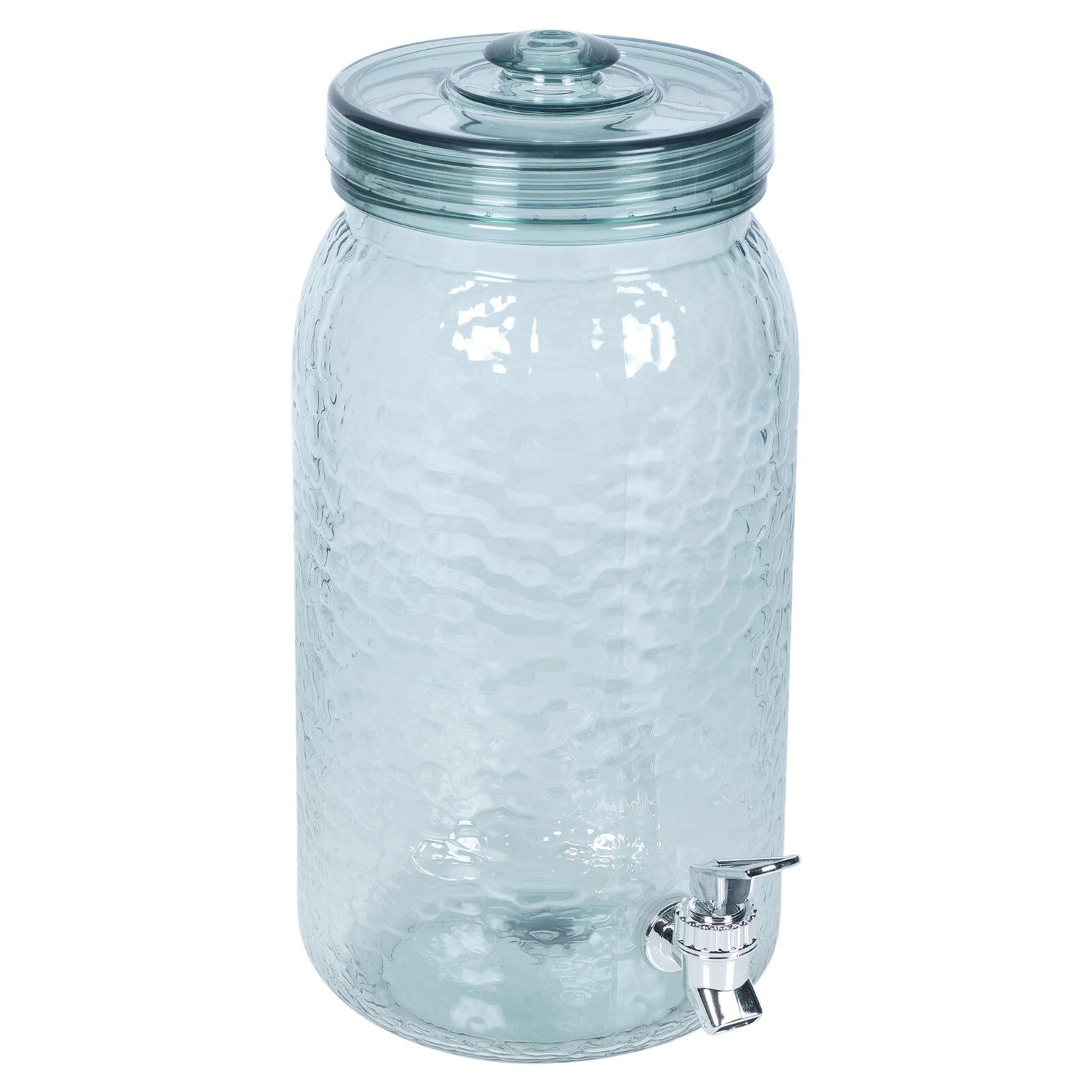 Large Clear 5 Litre Beverage Cocktail Drink Punch Dispenser Set 6 Drinking Cups