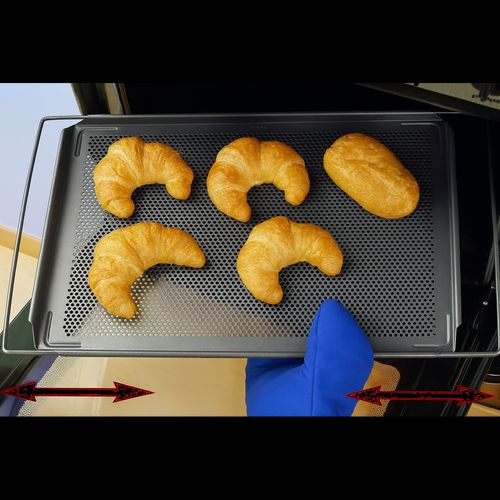 Adjustable Nonstick Baking Shelf for Crispy Pizza Every Time