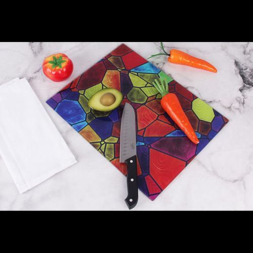 Glass Cutting Board Multi Colour