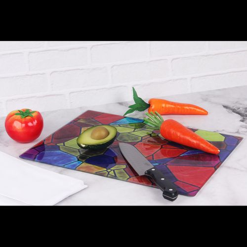Glass Cutting Board Multi Colour